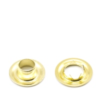 Thumbnail Image for Grommet with Tooth Washer #0 Brass 1/4