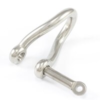 Thumbnail Image for SolaMesh Twisted Dee Shackle Stainless Steel Type 316 10mm (3/8