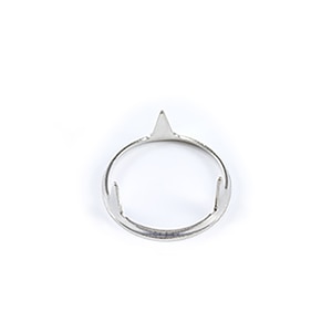 Thumbnail Image for DOT Durable Veltex Carpet Snap Ring 93-BS-10123-1A Nickel Plated Brass 100-pk  (ED)