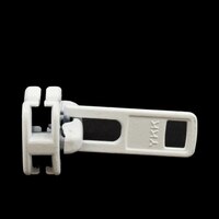 Thumbnail Image for YKK® VISLON® #8 Metal Sliders #8VFDA AutoLok Single Pull White 3