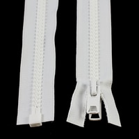 Thumbnail Image for YKK VISLON #10 Separating Zipper Automatic Lock Short Double Pull Metal Slider 66