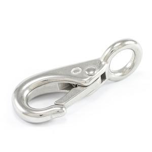 Thumbnail Image for Snap Hook #249SS-0 Stainless Steel 316 Solid Eye Hole 3/8"