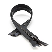 Thumbnail Image for YKK VISLON #10 Separating Zipper Automatic Lock Short Double Pull Metal Slider 20