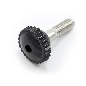 Thumbnail Image for Knurl Screw #7424P Nylon 1/4"-20 x 7/8" Black Knob