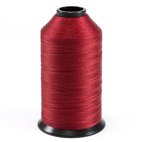 Image for A&E SunStop Twisted Non-Wick Polyester Thread Size T90 #66507 Jockey Red 8-oz