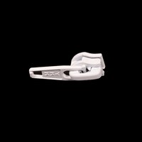 Thumbnail Image for YKK Ziplon Metal Slider #4.5CFDAEP Auto Locking Enamel Painted 501 White   (EDC) (CLEARANCE) 2