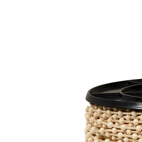 Image for RollEase Plastic Chain with Safety Warning Tags #10 820' with 12mm Bead Spacing Vanilla