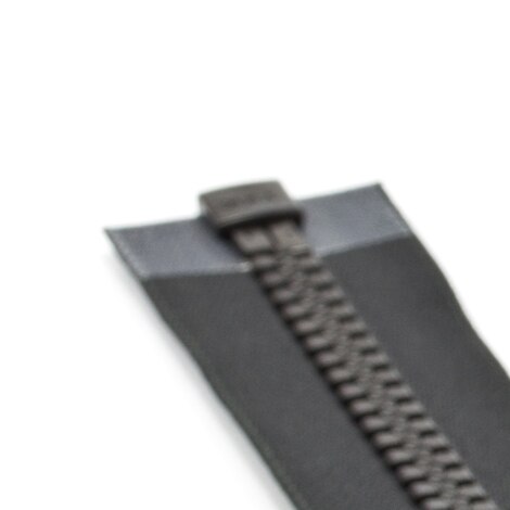 Image for YKK VISLON #10 Separating Zipper Automatic Lock Short Double Pull Metal Slider 12
