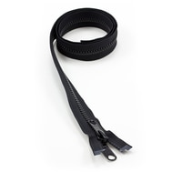 Thumbnail Image for YKK VISLON #8 Separating Zipper Automatic Lock Long Double Pull Metal Slider 42