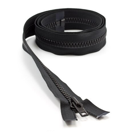 Image for YKK VISLON #8 Separating Zipper Automatic Lock Short Single Pull Metal Slider 36