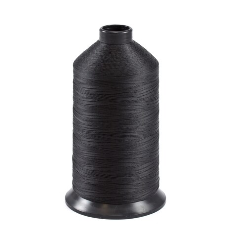 Image for A&E SunStop Twisted Non-Wick Polyester Thread Size T90 #66501 Black 16-oz