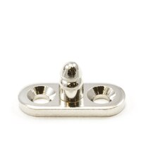 Thumbnail Image for DOT Lift-The-Dot Stud with 2-Hole Plate 90-XB-16347-1A Nickel Plated Brass 100-pk  (DISC) (ALT) 0