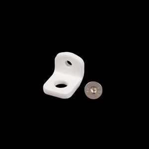 Thumbnail Image for Solair Vertical Curtain Single Cable Attachment Bracket with Screw White