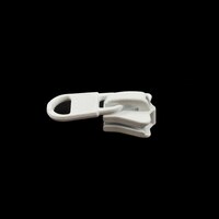 Thumbnail Image for YKK® VISLON® #5 Metal Sliders #5VSDFW Non-Locking Short Single Pull Tab White 5