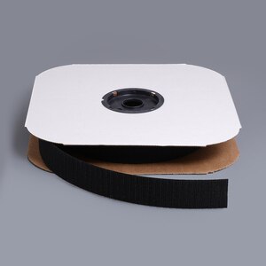 Thumbnail Image for VELCRO Brand Polyester Tape Hook #81 Standard Backing #192102 1-1/2" x 25-yd Black(Standard Pack 25 Yards) (Full Rolls Only)