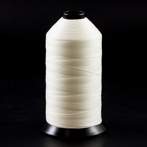 Image for A&E SunStop Twisted Non-Wick Polyester Thread Size T135 #66500 White 16-oz