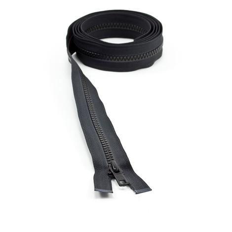 Image for YKK® VISLON® #5 Separating Zipper Automatic Lock Short Single Pull Metal Slider #VSOL56 60