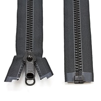 Thumbnail Image for YKK VISLON #8 Separating Zipper Non-Locking Double Pull Metal Slider 60