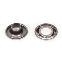 Thumbnail Image for DOT Rolled Rim Grommet with Spur Washer Stainless Steel 20MNS77050001XG #0 9/32" 1-gr