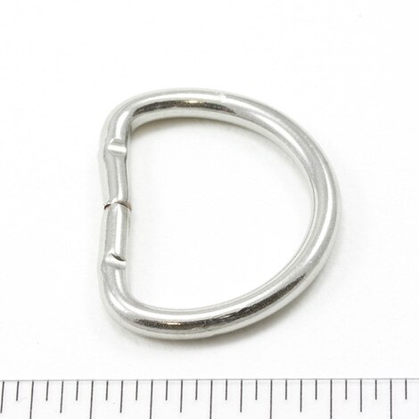 Image for Dee Ring Welded #127-20-70816 Stainless Steel Type 304 1