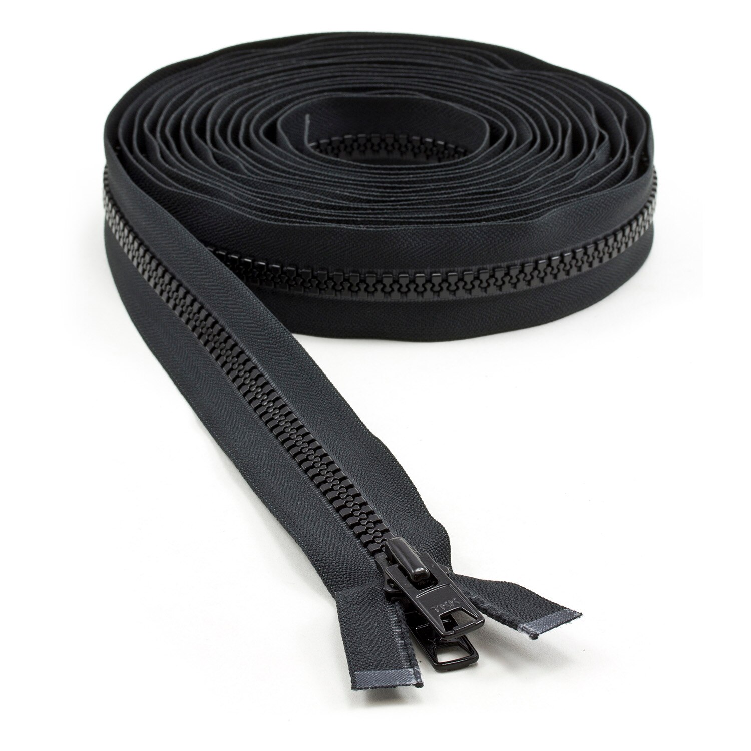 10VS 34 YKK Vislon 2-Way Open Zipper - Black