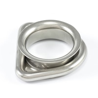 Thumbnail Image for SolaMesh Dee Ring Thimble Stainless Steel Type 316 10mm x 65mm (3/8