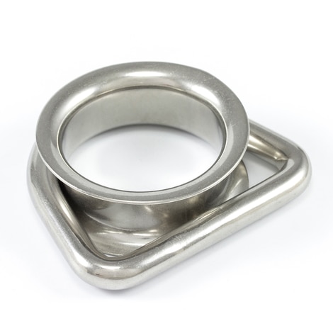 Image for SolaMesh Dee Ring Thimble Stainless Steel Type 316 10mm x 65mm (3/8