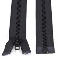 Thumbnail Image for YKK Vislon #8 Separating Zipper Automatic Lock Short Single Pull Metal Slider 5/8 276