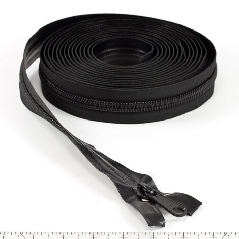 YKK #10 Coil Aquaguard Zipper Tape - Black