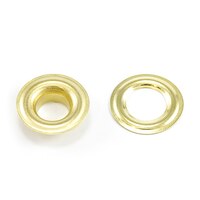 Thumbnail Image for DOT Grommet with Plain Washer #2 Brass 3/8