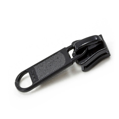 Image for YKK® VISLON® #5 Metal Sliders #5VSDFL Non-Locking Long Single Pull Tab Black