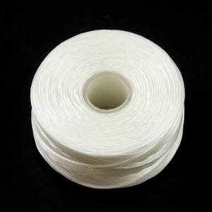 Thumbnail Image for Coats Polymatic Polyester Belbobs Bonded Monocord Dacron #M Size 92 (FF) White 56-pk