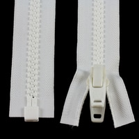 Thumbnail Image for YKK VISLON #10 Separating Zipper Automatic Lock Double Pull Plastic Slider 18