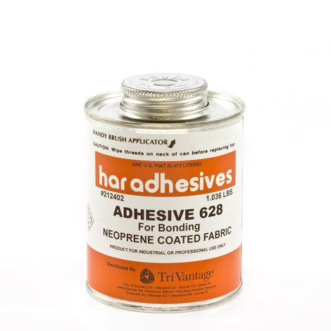 Image for HAR Neoprene Coated Fabrics Adhesive 628 1-pt Brushtop Can