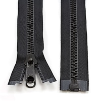 Thumbnail Image for YKK® VISLON® UV #8 Separating Zipper Non-Locking Double Pull Metal Slider #VFUV 54