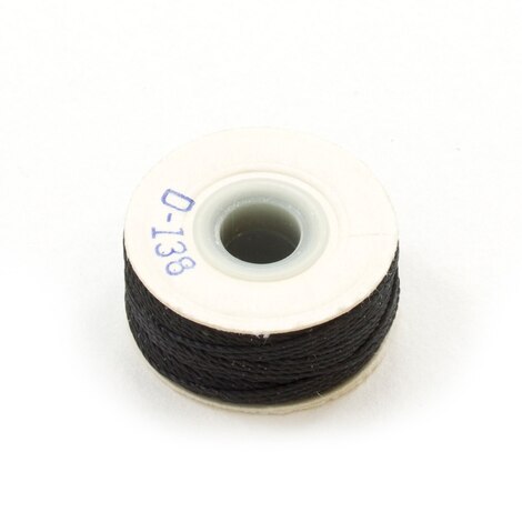 Image for Coats Ultra Dee Polyester Bobbins #G Size 138 Black 144-pk