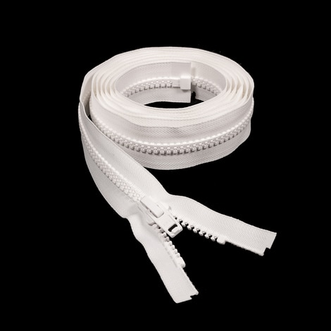 Image for YKK VISLON #10 Separating Zipper Automatic Lock Short Single Pull Plastic Slider 96
