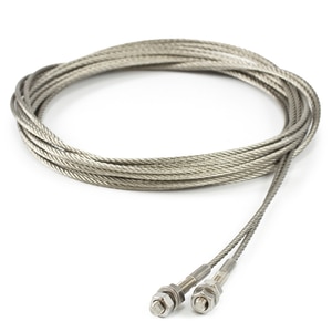 Thumbnail Image for Solair® Vertical Cable Curtain Cables Stainless Steel 13' Long x 4mm Stainless Steel (1 Each is 1 Pair)