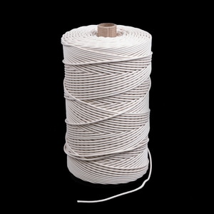 Thumbnail Image for Solid Braided Cotton Ultra Lacing Cord #3.5 7/64" x 1500' White