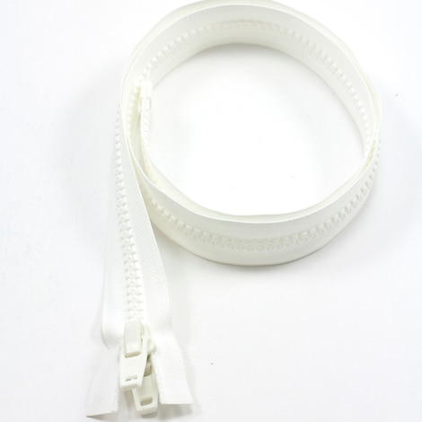 Image for YKK VISLON #10 Separating Zipper Automatic Lock Double Pull Plastic Slider 42