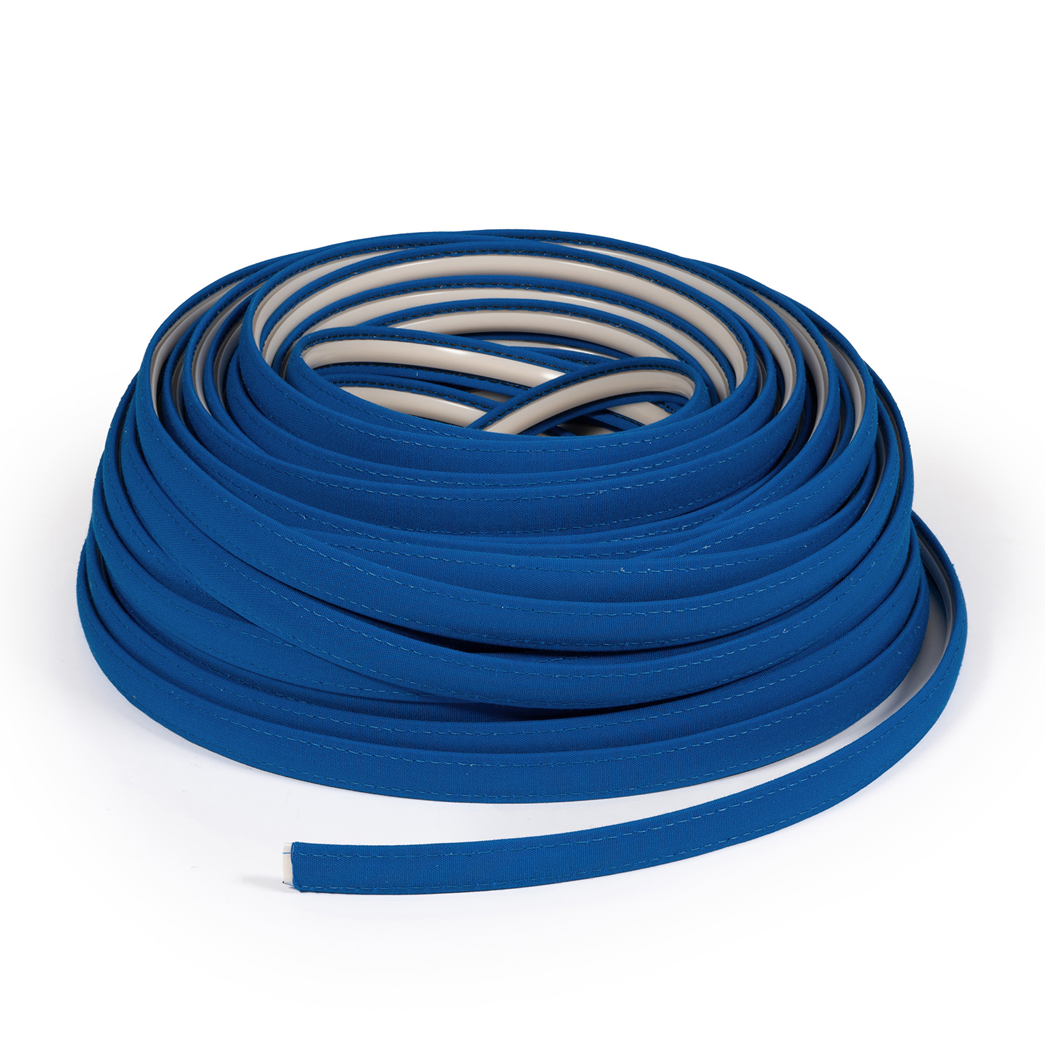 Steel Stitch Sunbrella Covered ZipStrip #6001 Pacific Blue 160