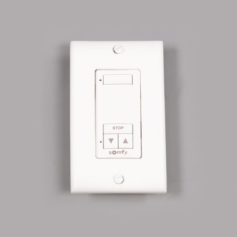 Image for Somfy Switch Wall DecoFlex 1-Channel Wirefree RTS #1810897 White