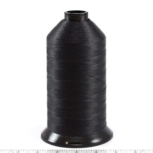 Image for Coats Polymatic Anti Wick Drip-Stop Bonded Monocord Dacron Thread Size FF Black (DISC)