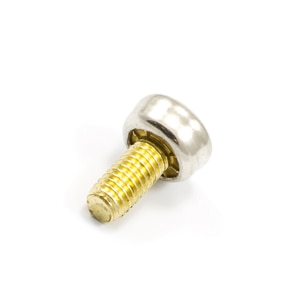 Thumbnail Image for DOT Durable Screw Stud 93-XB-107084-1A 3/8" Nickel Plated Brass / #10 Brass Screw 100-pk