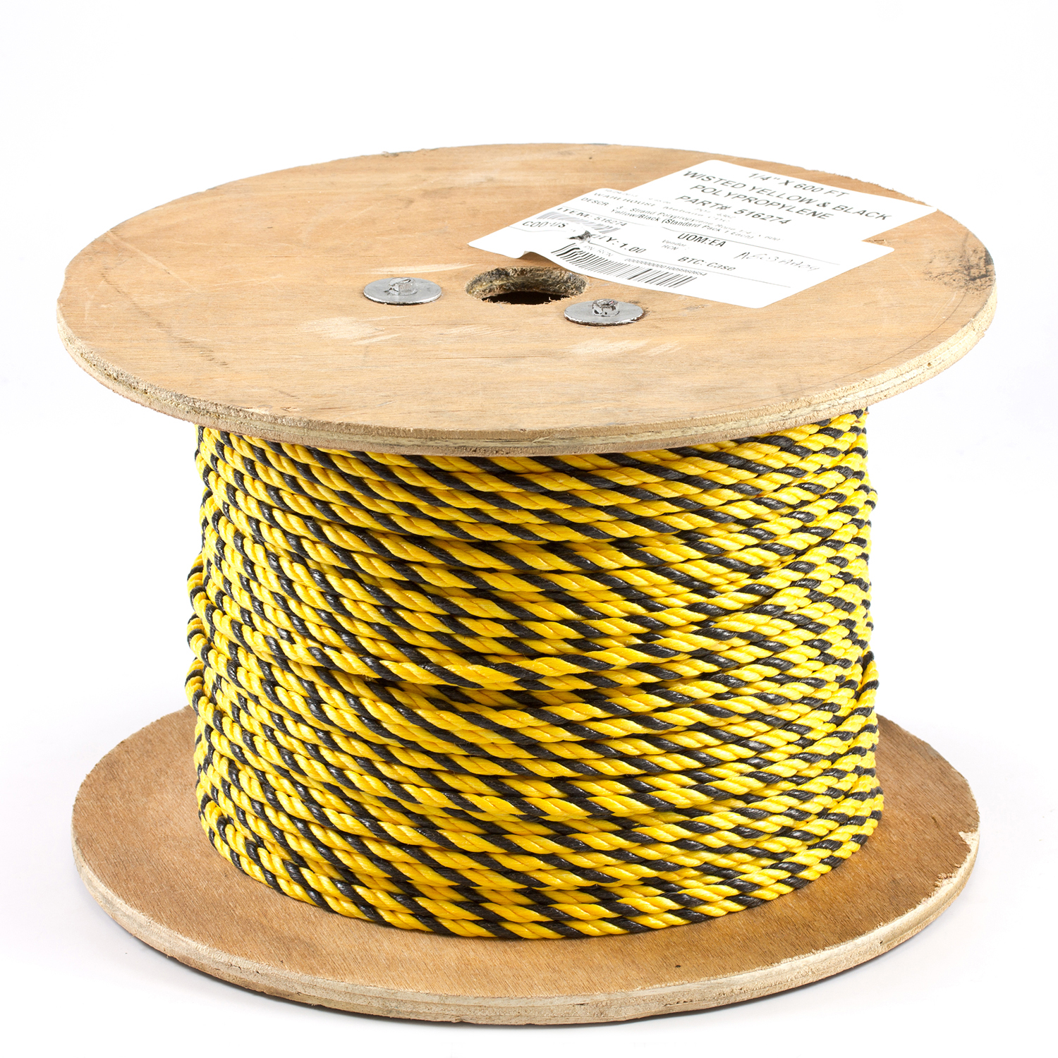 3-Strand Polypropylene Rope 1/4