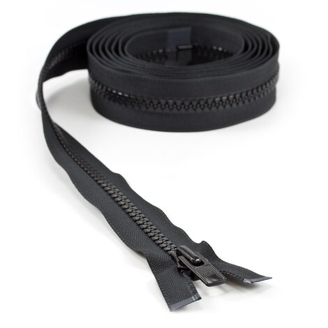 Image for YKK VISLON #10 Separating Zipper Automatic Lock Single Pull Metal Slider 108