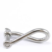 Thumbnail Image for Polyfab Long Twisted Shackle #SS-SLT-10 10mm