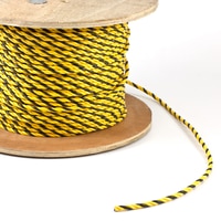 Thumbnail Image for 3-Strand Polypropylene Rope 1/4" x 600' Yellow/Black (ESPO)
