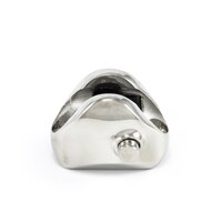 Thumbnail Image for Deck Hinge Concave Base Socket with D-Ring Starboard #F13-1095S Stainless Steel Type 316 (SPO) (ALT) 0