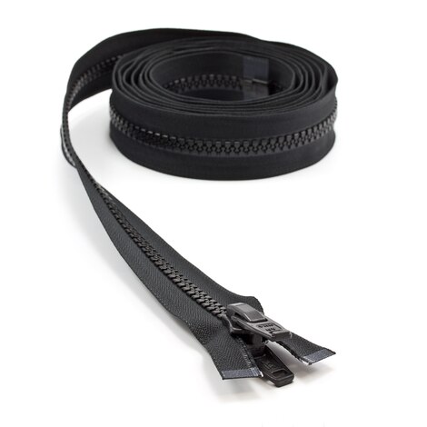 Image for YKK® VISLON® #10 Separating Zipper Automatic Lock Double Pull Plastic Slider #VFUVOL107TX 110